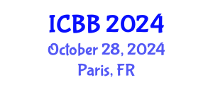 International Conference on Bioinformatics and Biomedicine (ICBB) October 28, 2024 - Paris, France