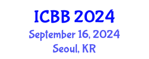 International Conference on Bioinformatics and Biomedicine (ICBB) September 16, 2024 - Seoul, Republic of Korea
