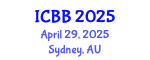 International Conference on Bioinformatics and Biomedicine (ICBB) April 29, 2025 - Sydney, Australia