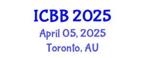 International Conference on Bioinformatics and Biomedicine (ICBB) April 05, 2025 - Toronto, Australia