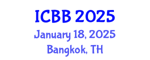 International Conference on Bioinformatics and Biomedicine (ICBB) January 18, 2025 - Bangkok, Thailand