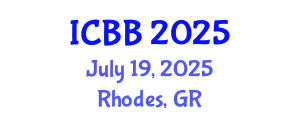 International Conference on Bioinformatics and Biomedicine (ICBB) July 19, 2025 - Rhodes, Greece