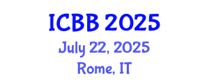 International Conference on Bioinformatics and Biomedicine (ICBB) July 22, 2025 - Rome, Italy