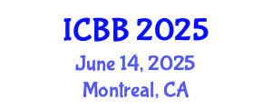 International Conference on Bioinformatics and Biomedicine (ICBB) June 14, 2025 - Montreal, Canada