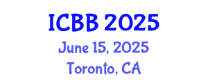 International Conference on Bioinformatics and Biomedicine (ICBB) June 15, 2025 - Toronto, Canada