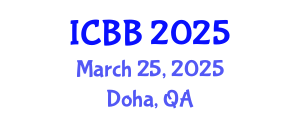 International Conference on Bioinformatics and Biomedicine (ICBB) March 25, 2025 - Doha, Qatar
