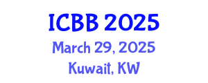 International Conference on Bioinformatics and Biomedicine (ICBB) March 29, 2025 - Kuwait, Kuwait