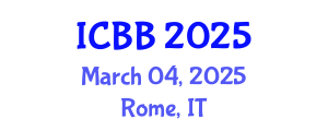 International Conference on Bioinformatics and Biomedicine (ICBB) March 04, 2025 - Rome, Italy