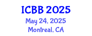International Conference on Bioinformatics and Biomedicine (ICBB) May 24, 2025 - Montreal, Canada