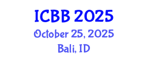 International Conference on Bioinformatics and Biomedicine (ICBB) October 25, 2025 - Bali, Indonesia