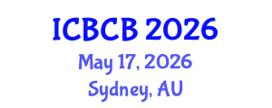 International Conference on Bioinformatics and Computational Biology (ICBCB) May 17, 2026 - Sydney, Australia