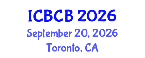 International Conference on Bioinformatics and Computational Biology (ICBCB) September 20, 2026 - Toronto, Canada