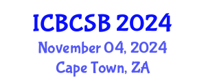 International Conference on Bioinformatics and Computational Systems Biology (ICBCSB) November 04, 2024 - Cape Town, South Africa