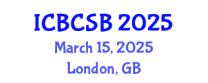 International Conference on Bioinformatics and Computational Systems Biology (ICBCSB) March 15, 2025 - London, United Kingdom