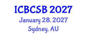 International Conference on Bioinformatics and Computational Systems Biology (ICBCSB) January 28, 2027 - Sydney, Australia International Conference on Bioinformatics and Computational Systems Biology (ICBCSB) January 28, 2027 - Sydney, Australia