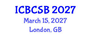 International Conference on Bioinformatics and Computational Systems Biology (ICBCSB) March 15, 2027 - London, United Kingdom International Conference on Bioinformatics and Computational Systems Biology (ICBCSB) March 15, 2027 - London, United Kingdom