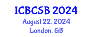 International Conference on Bioinformatics, Computational and Systems Biology (ICBCSB) August 22, 2024 - London, United Kingdom