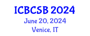 International Conference on Bioinformatics, Computational and Systems Biology (ICBCSB) June 20, 2024 - Venice, Italy