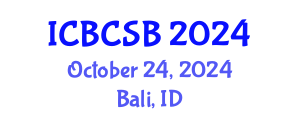 International Conference on Bioinformatics, Computational and Systems Biology (ICBCSB) October 24, 2024 - Bali, Indonesia