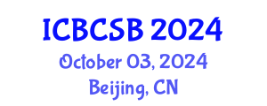 International Conference on Bioinformatics, Computational and Systems Biology (ICBCSB) October 03, 2024 - Beijing, China