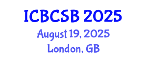 International Conference on Bioinformatics, Computational and Systems Biology (ICBCSB) August 19, 2025 - London, United Kingdom