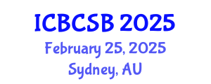 International Conference on Bioinformatics, Computational and Systems Biology (ICBCSB) February 25, 2025 - Sydney, Australia