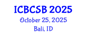 International Conference on Bioinformatics, Computational and Systems Biology (ICBCSB) October 25, 2025 - Bali, Indonesia