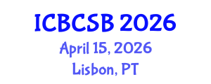 International Conference on Bioinformatics, Computational and Systems Biology (ICBCSB) April 15, 2026 - Lisbon, Portugal