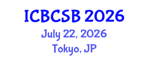 International Conference on Bioinformatics, Computational and Systems Biology (ICBCSB) July 22, 2026 - Tokyo, Japan