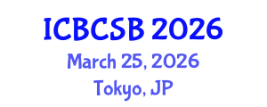 International Conference on Bioinformatics, Computational and Systems Biology (ICBCSB) March 25, 2026 - Tokyo, Japan