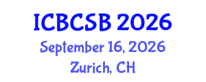 International Conference on Bioinformatics, Computational and Systems Biology (ICBCSB) September 16, 2026 - Zurich, Switzerland