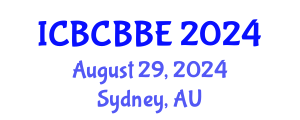 International Conference on Bioinformatics, Computational Biology and Biomedical Engineering (ICBCBBE) August 29, 2024 - Sydney, Australia