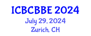 International Conference on Bioinformatics, Computational Biology and Biomedical Engineering (ICBCBBE) July 29, 2024 - Zurich, Switzerland