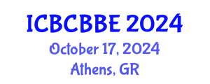 International Conference on Bioinformatics, Computational Biology and Biomedical Engineering (ICBCBBE) October 17, 2024 - Athens, Greece