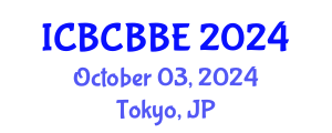 International Conference on Bioinformatics, Computational Biology and Biomedical Engineering (ICBCBBE) October 03, 2024 - Tokyo, Japan