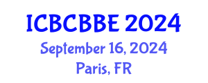 International Conference on Bioinformatics, Computational Biology and Biomedical Engineering (ICBCBBE) September 16, 2024 - Paris, France