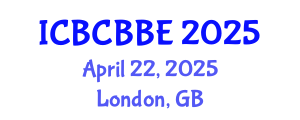 International Conference on Bioinformatics, Computational Biology and Biomedical Engineering (ICBCBBE) April 22, 2025 - London, United Kingdom