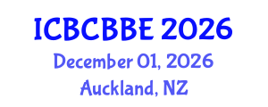 International Conference on Bioinformatics, Computational Biology and Biomedical Engineering (ICBCBBE) December 01, 2026 - Auckland, New Zealand