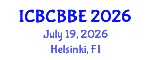 International Conference on Bioinformatics, Computational Biology and Biomedical Engineering (ICBCBBE) July 19, 2026 - Helsinki, Finland