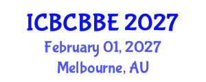 International Conference on Bioinformatics, Computational Biology and Biomedical Engineering (ICBCBBE) February 01, 2027 - Melbourne, Australia International Conference on Bioinformatics, Computational Biology and Biomedical Engineering (ICBCBBE) February 01, 2027 - Melbourne, Australia