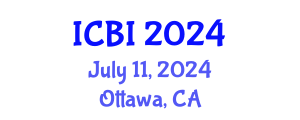 International Conference on Bioinformatics (ICBI) July 11, 2024 - Ottawa, Canada