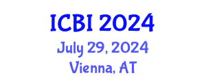 International Conference on Bioinformatics (ICBI) July 29, 2024 - Vienna, Austria