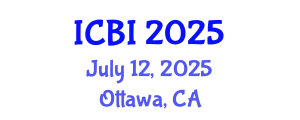 International Conference on Bioinformatics (ICBI) July 12, 2025 - Ottawa, Canada