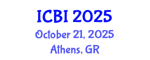 International Conference on Bioinformatics (ICBI) October 21, 2025 - Athens, Greece