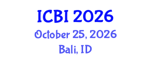 International Conference on Bioinformatics (ICBI) October 25, 2026 - Bali, Indonesia