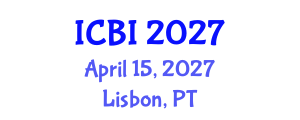 International Conference on Bioinformatics (ICBI) April 15, 2027 - Lisbon, Portugal