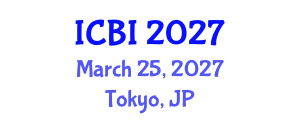 International Conference on Bioinformatics (ICBI) March 25, 2027 - Tokyo, Japan International Conference on Bioinformatics (ICBI) March 25, 2027 - Tokyo, Japan