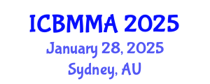 International Conference on Bioinformatics Models, Methods and Algorithms (ICBMMA) January 28, 2025 - Sydney, Australia
