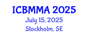 International Conference on Bioinformatics Models, Methods and Algorithms (ICBMMA) July 15, 2025 - Stockholm, Sweden