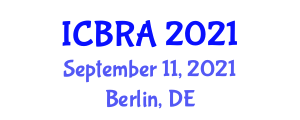 International Conference on Bioinformatics Research and Applications (ICBRA) September 11, 2021 - Berlin, Germany